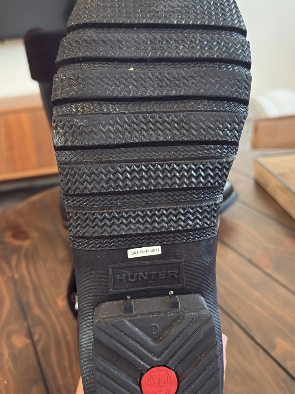 Hunter Black Womens Waterproof Rain & Snow Boots with Fleece Cuff